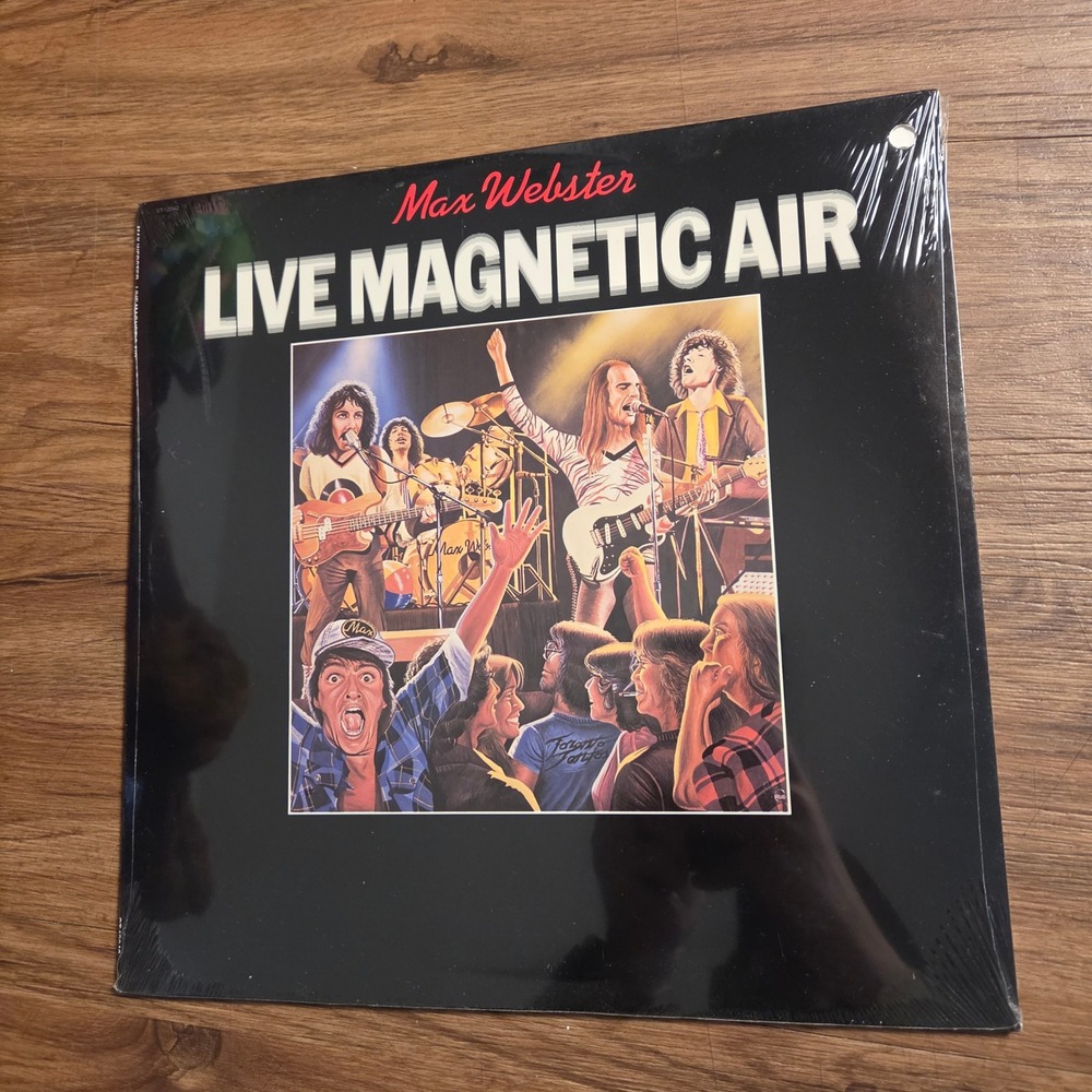 Max Webster – Live Magnetic Air Capitol Records 1979 ST-12042 LP PROMO Sealed